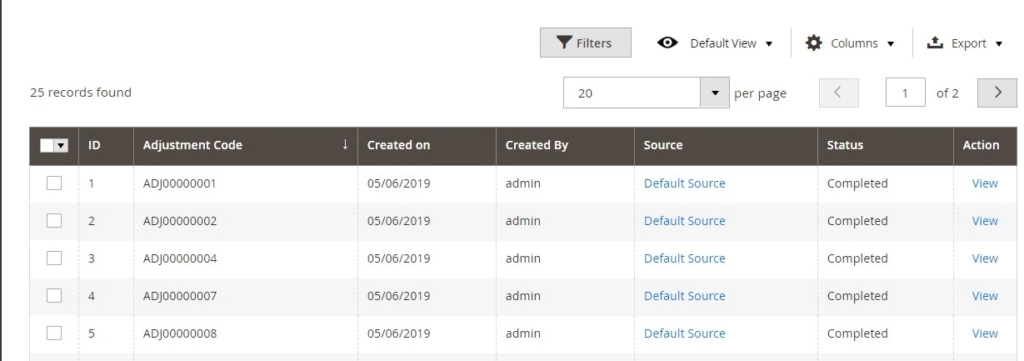 Tc-RM Adjust Stock feature for Magento 2.3 and 2.4 – view stock adjustment history